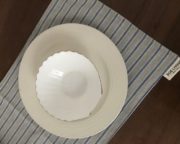 placemat blue grey