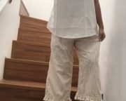 tori pants yellow